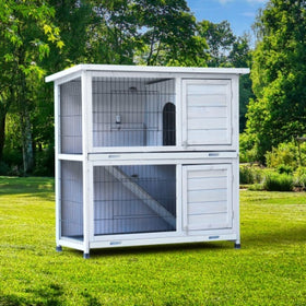 Rabbit Hutch Outdoor, 2-Story